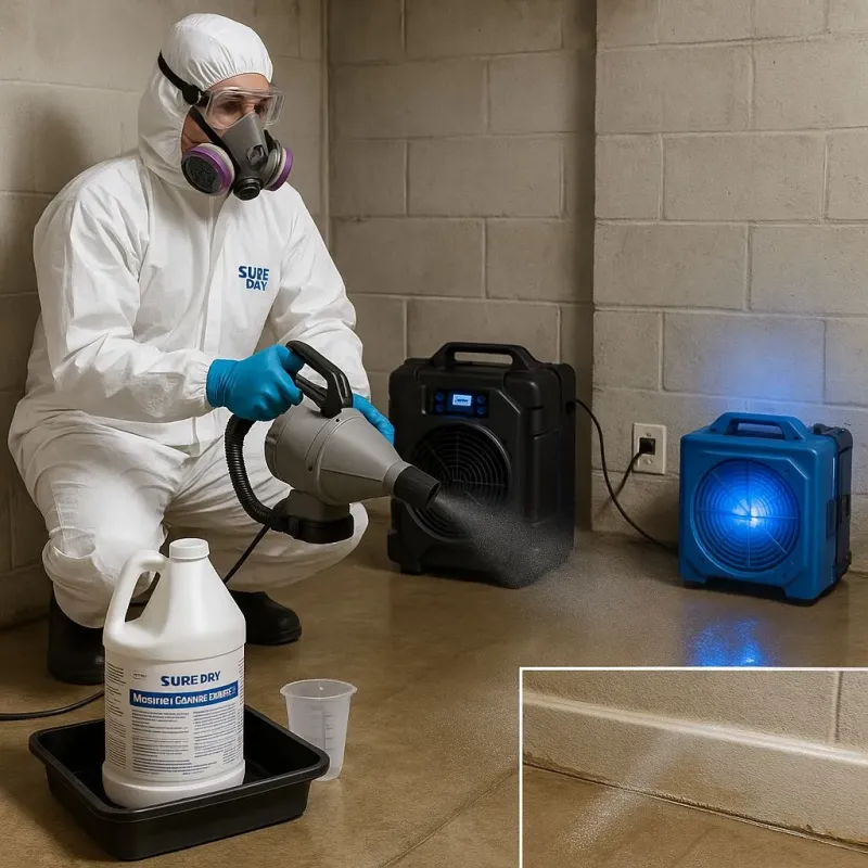 Sanitization and Odor Removal process in Sharpsburg, NC