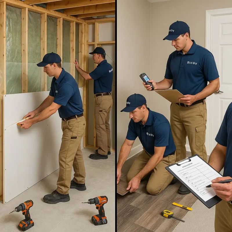 Repairs and Reconstruction process in Sharpsburg, NC